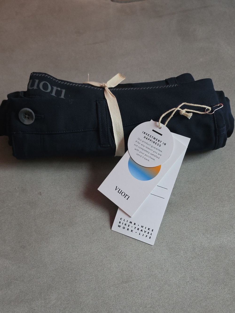 Vuori Meta Performance Pants Ink with Tags - Slim Fit